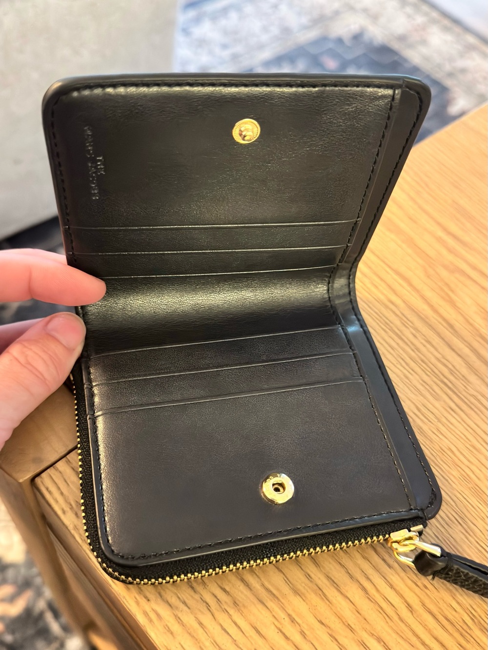 Marc Jacobs Black Leather Coin Purse/Wallett - Picture 4 of 4
